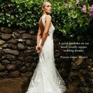 Willowby Prescott Wedding Gown from BHLDN SZ 0